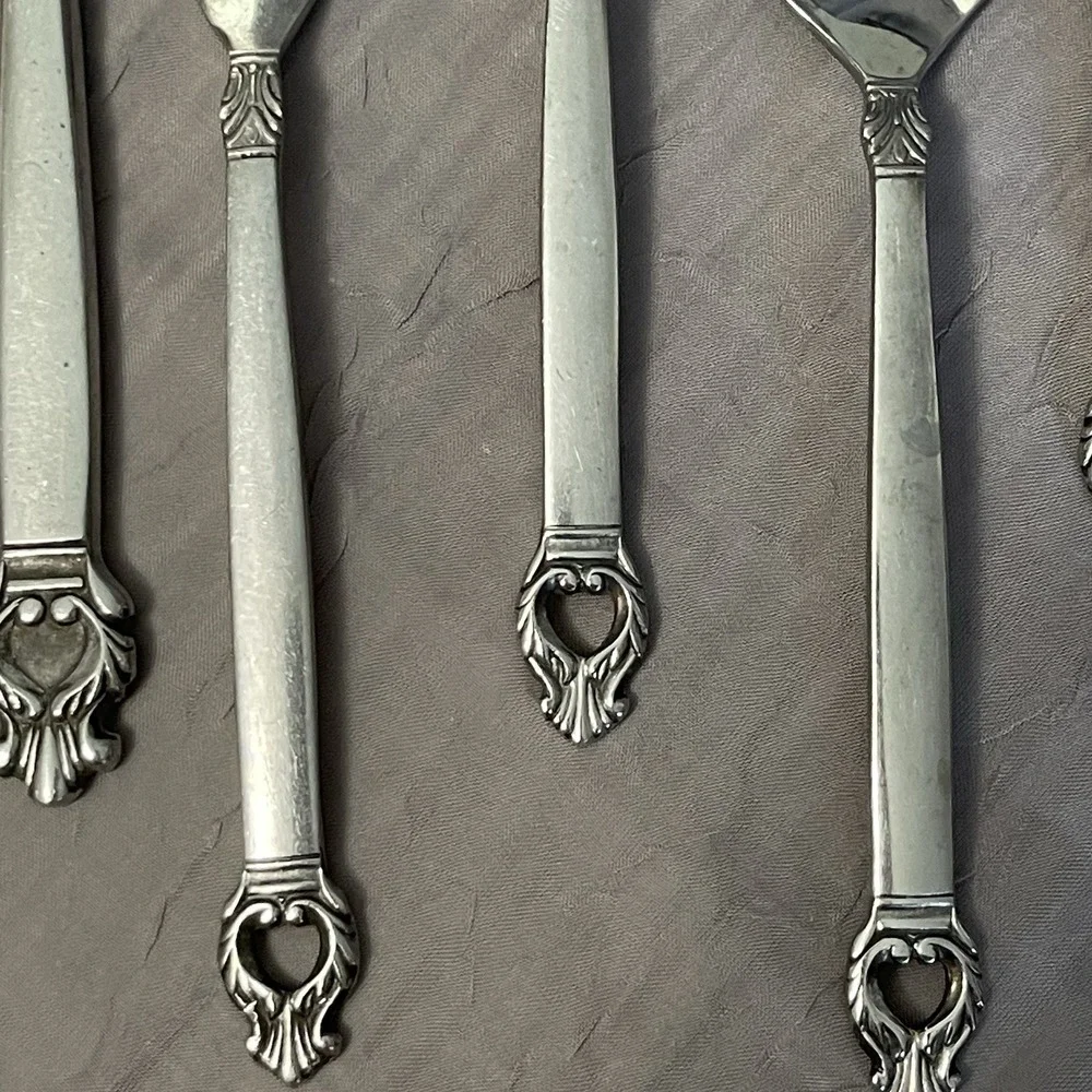 Vintage Erika 1883 F.B. ROGERS JAPAN Stainless Assorted pieces of Flatware